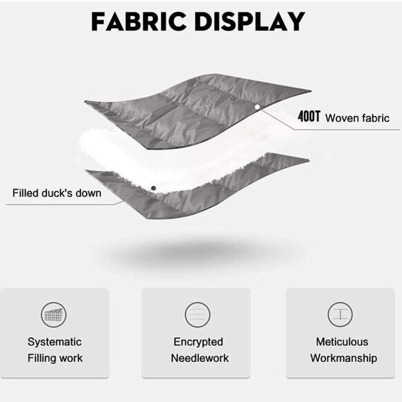 Men's Versatile Puffer Vest - Water-Resistant and Comfortable for All Sizes - Picture 5 of 5